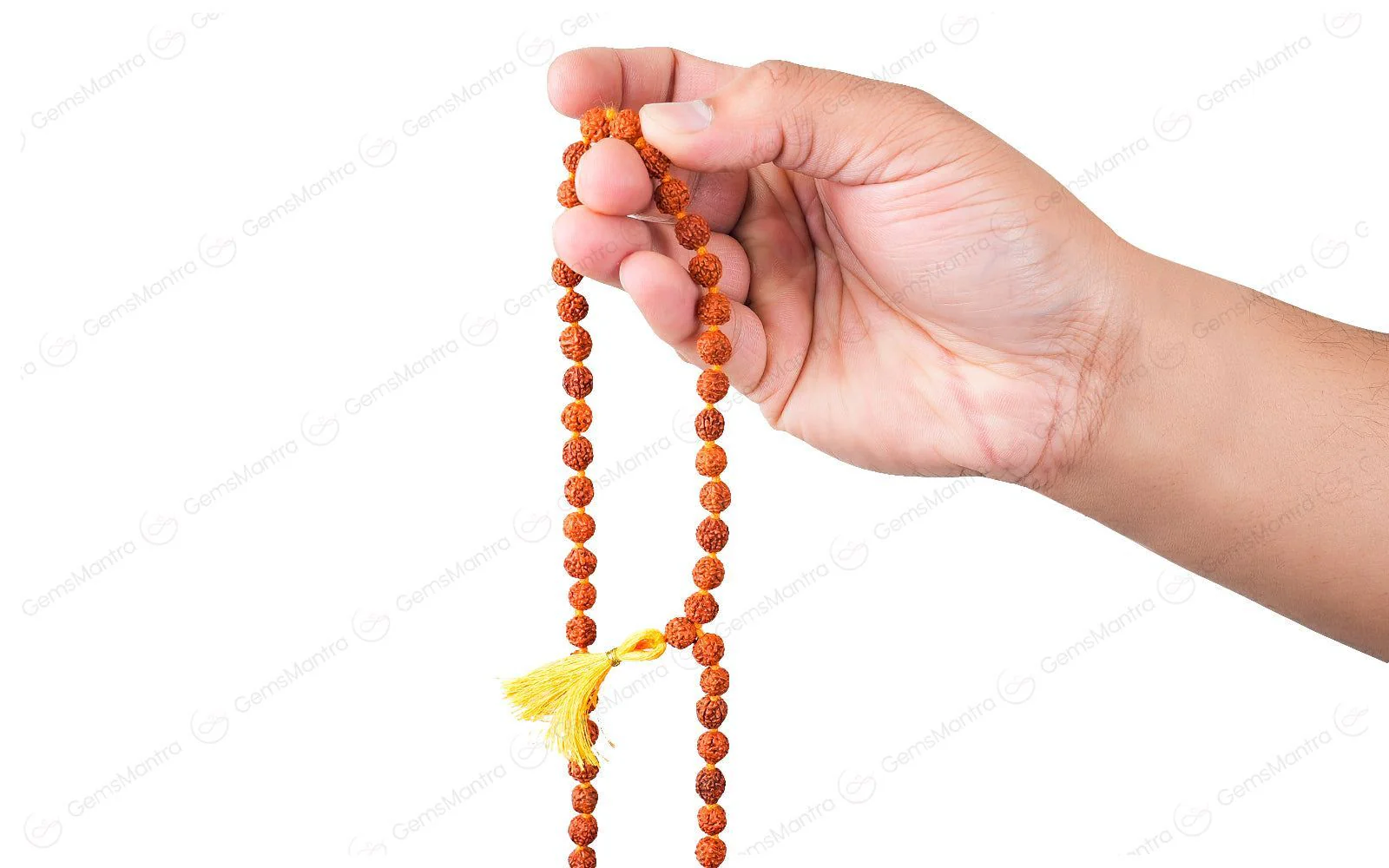 5 Mukhi Japa Rudraksha Mala - Image 3