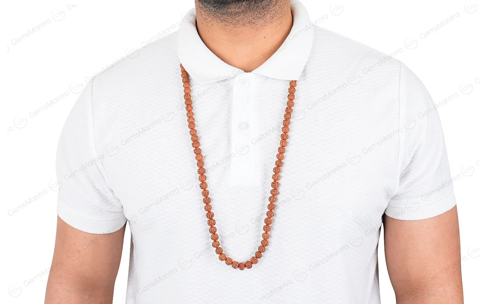 6 Mukhi Japa Rudraksha Mala - Image 3