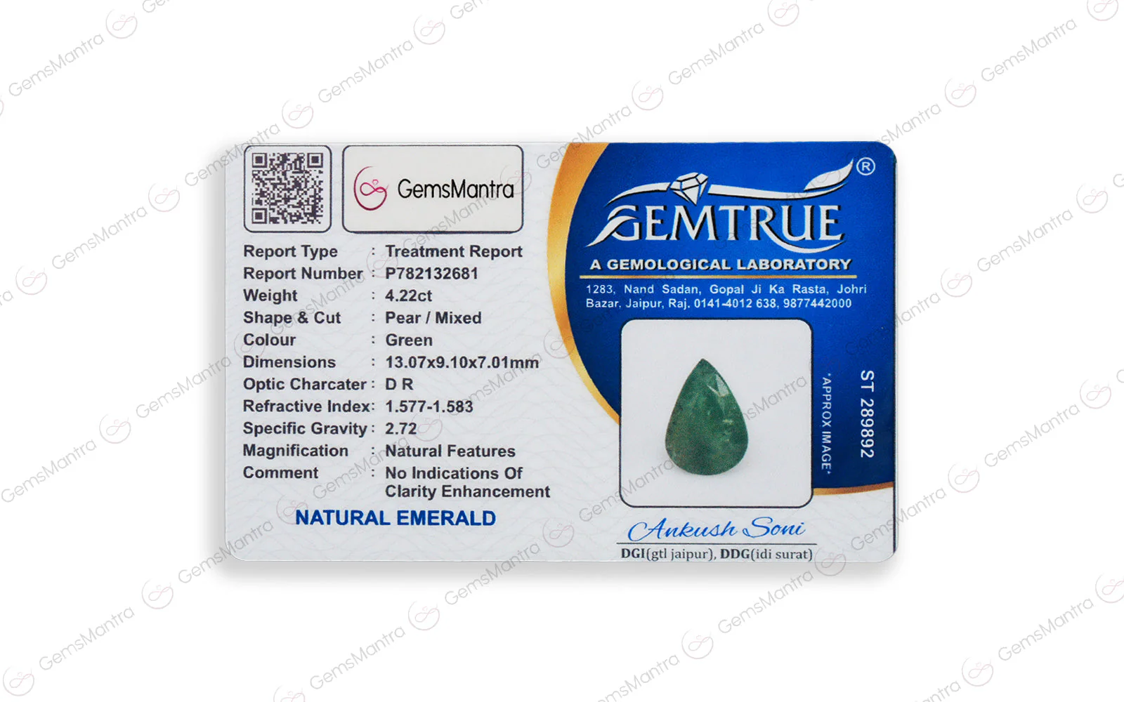 Emerald - 4.22 Carats - Image 4