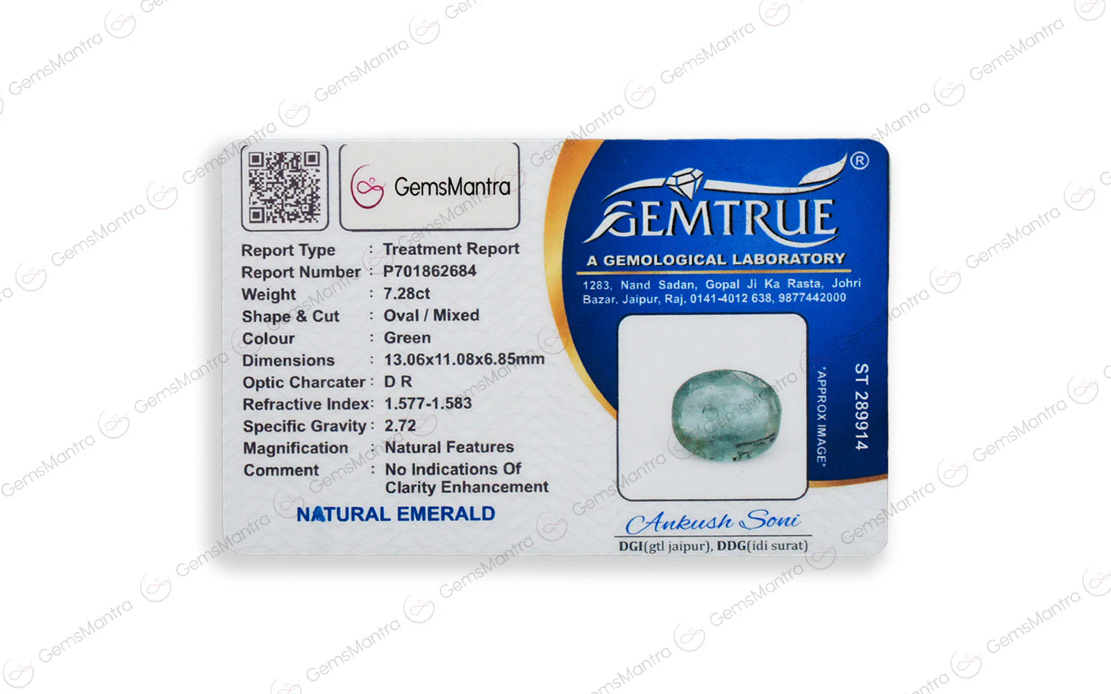 Emerald - 7.28 Carats - Image 4