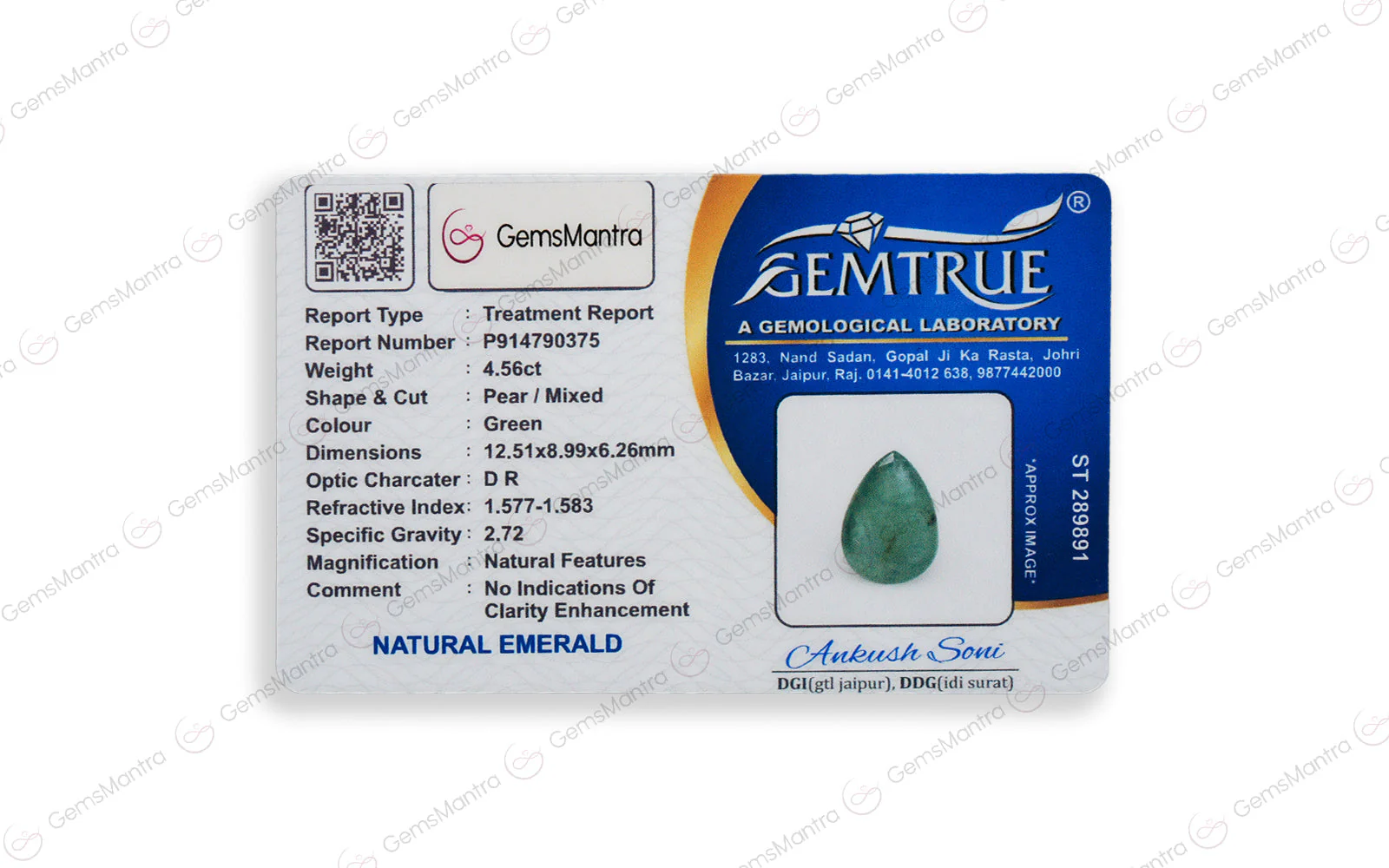 Emerald - 4.56 Carats - Image 4