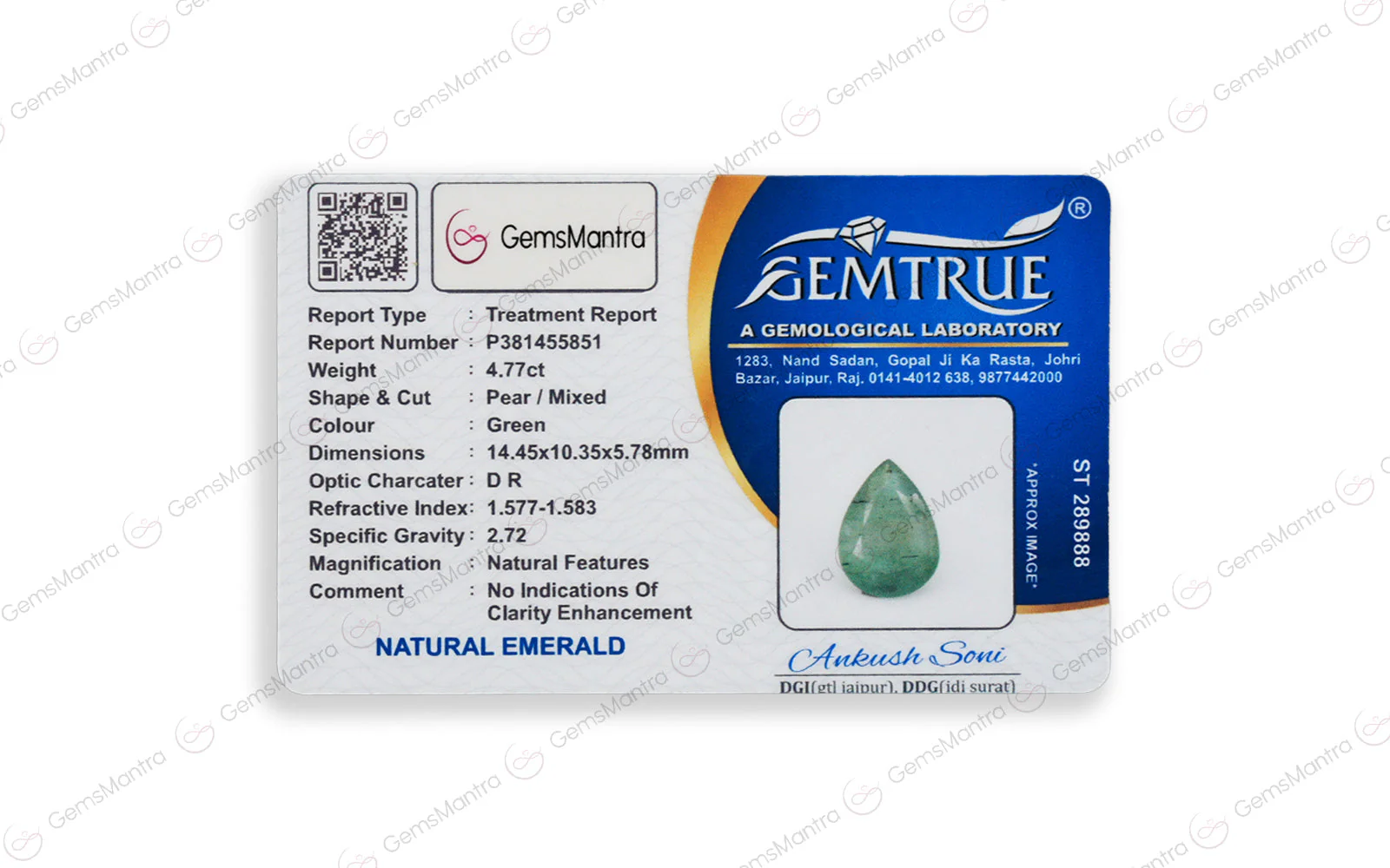 Emerald - 4.77 Carats - Image 4