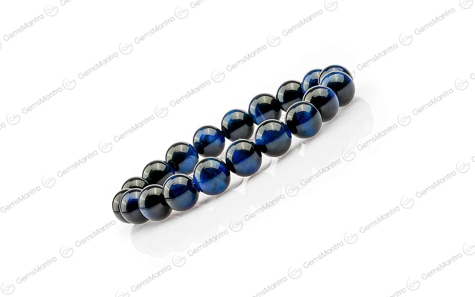 Blue Tiger Eye Bracelet - Image 6
